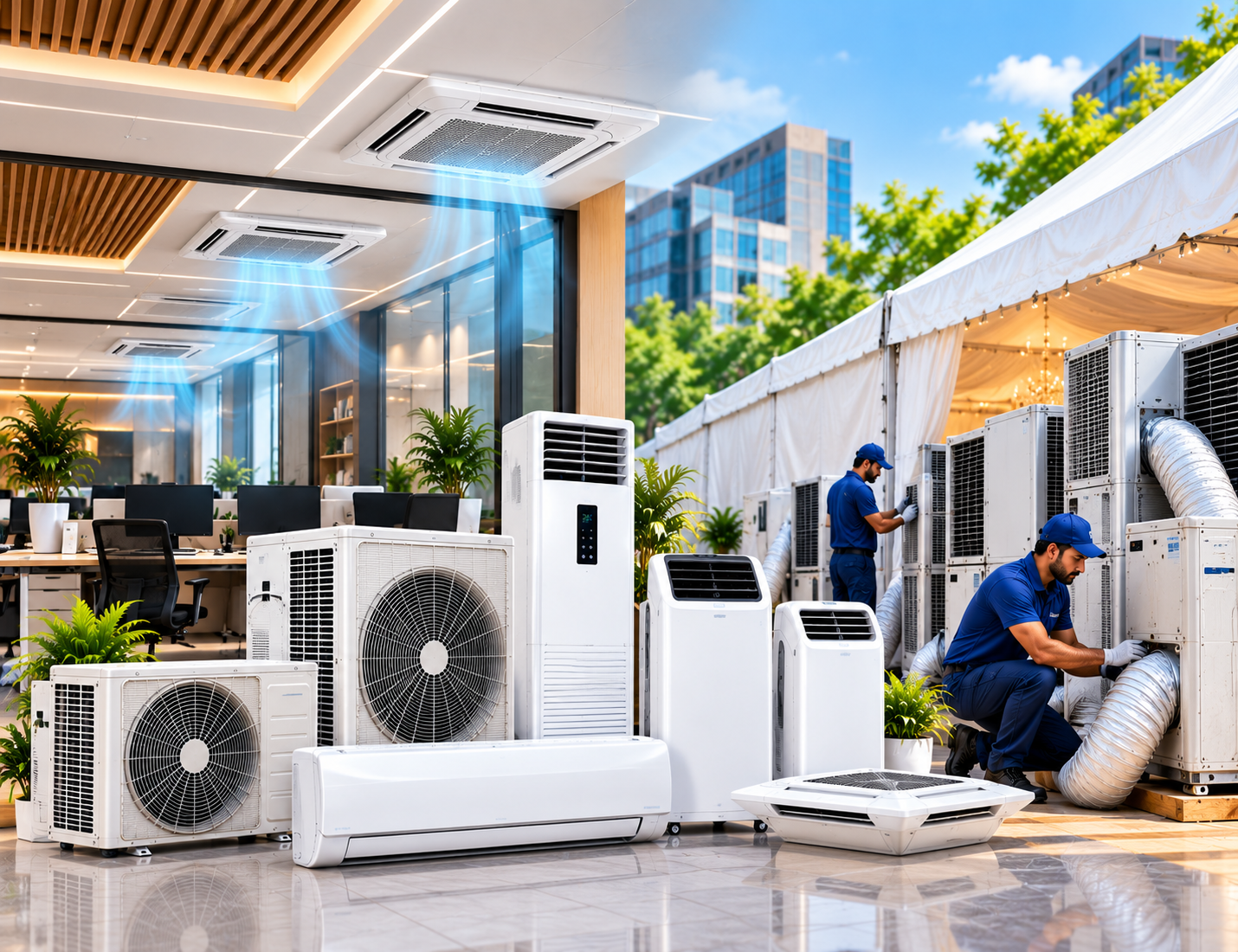 Long term AC rental